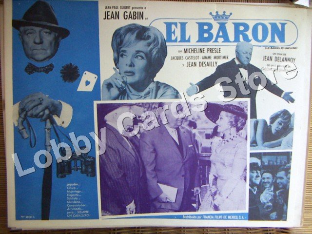 JEAN GABIN./ EL BARON